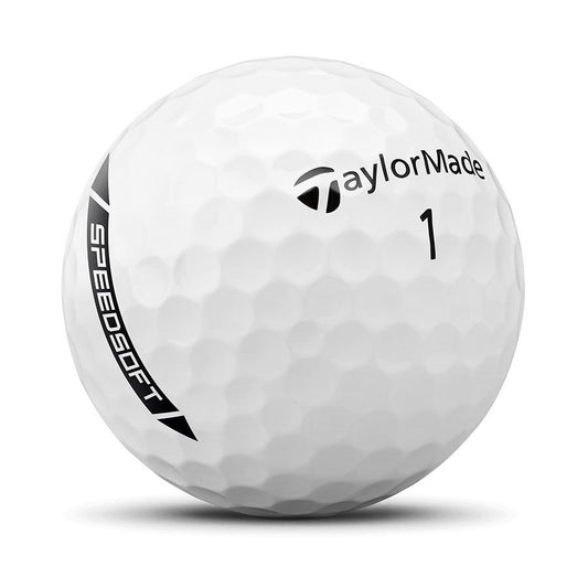 TaylorMade SpeedSoft Golf Ball - White