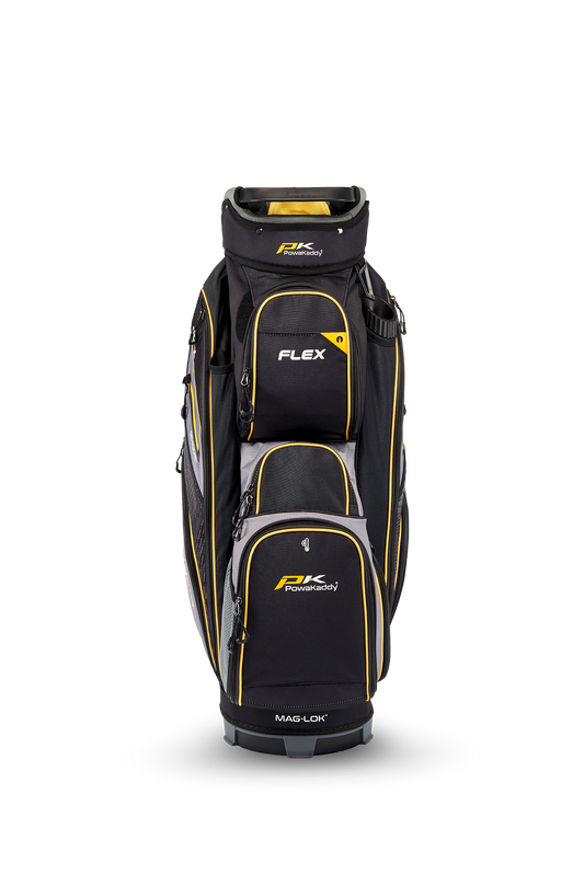 Powakaddy Flex Cart Bag Blck Yellw 2025