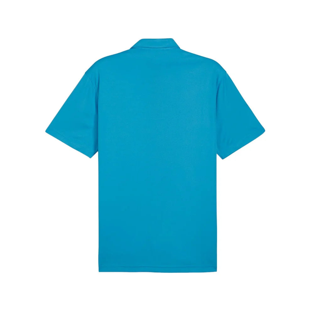 Puma Solid Polo Aqu Blu