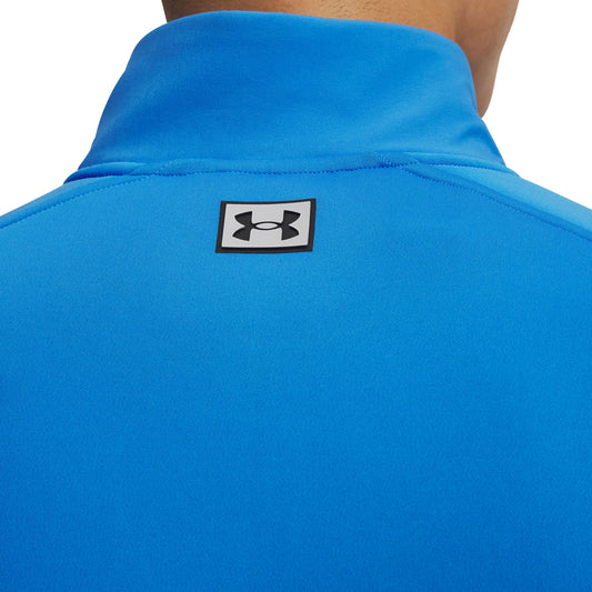 Under Armour Golf Drive Pro Hybrid 1/4 Zip Midlayer - Blue Atlantis
