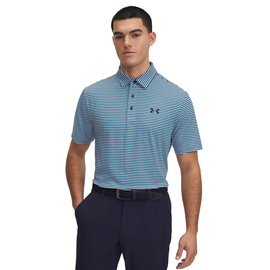 Under Armour Golf Playoff 3.0 Shirt - Ether Blue/Midnight