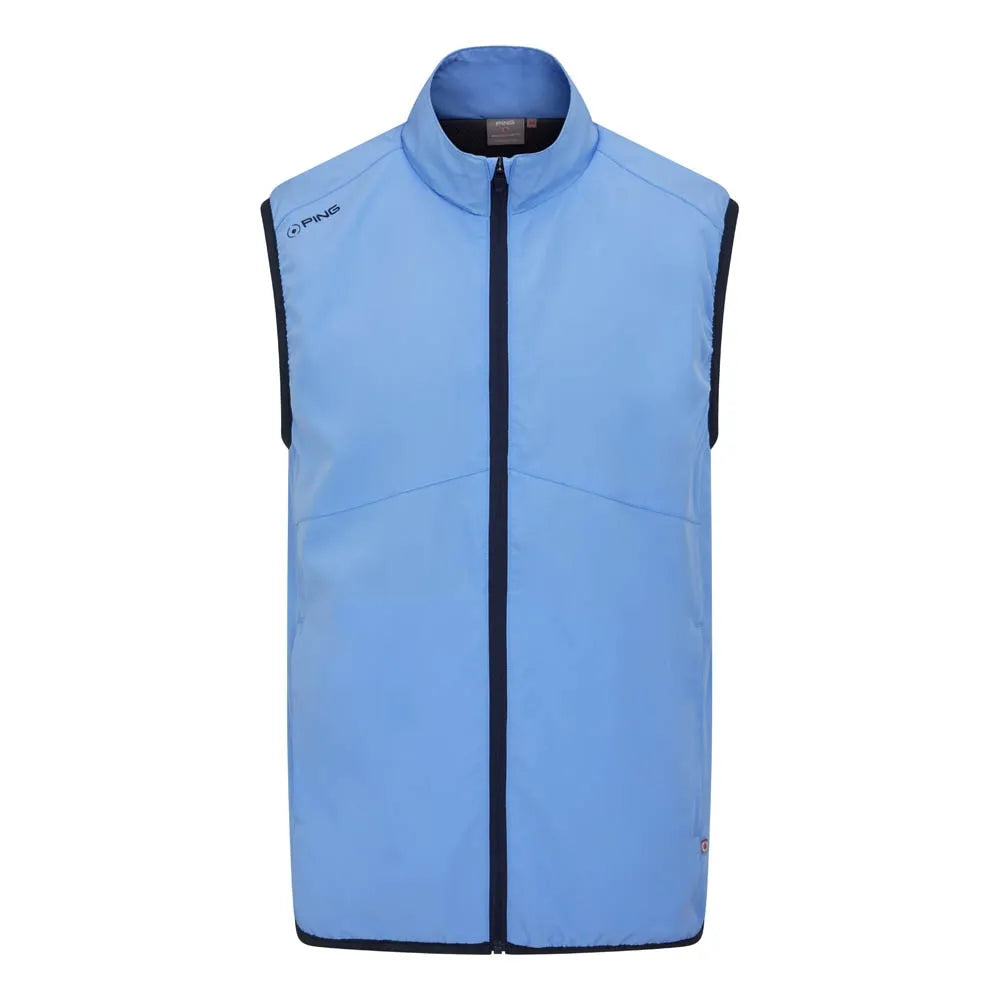 PING Ashbourne Men's Fleece Vest - Cornflower Blue