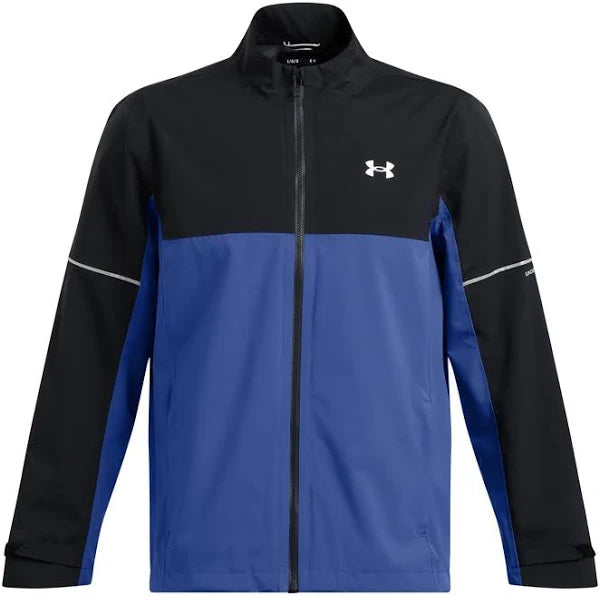 UA Drive Rain Jkt Blk/Blu 002