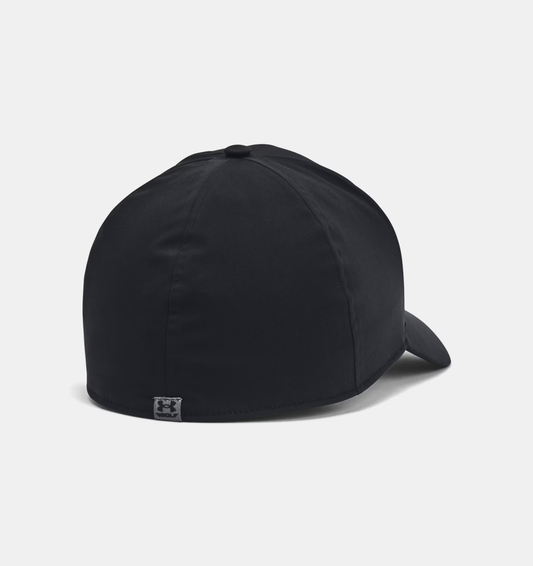 Mens UA Driver Rain Stretch Fit Cap - Black