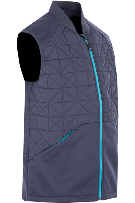 ProQuip Mens Therma-Bora Windproof Golf Gilet Navy