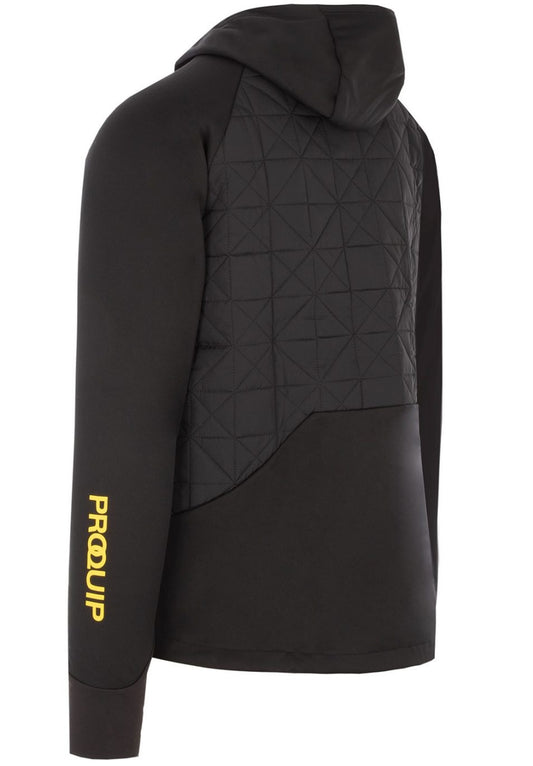 Proquip Bora Hoodie Jacket Black/Yellow