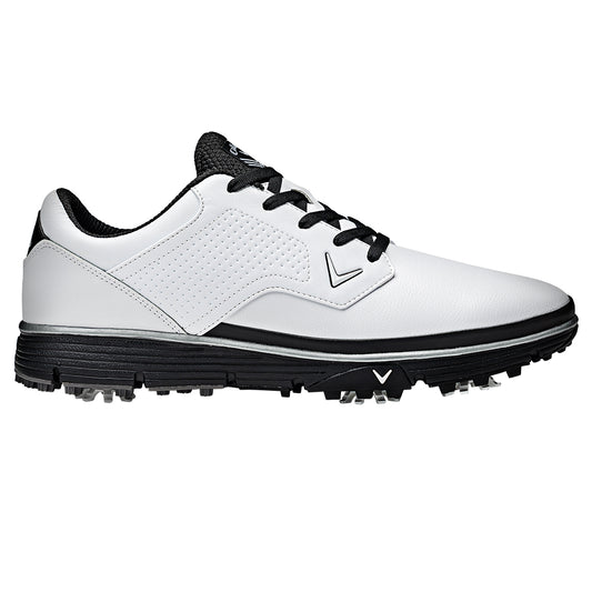 Callaway Mens Chev Mission Golf Shoes - White/Black