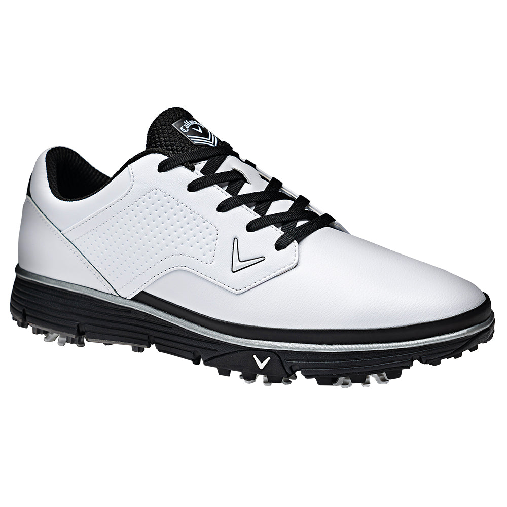 Callaway Mens Chev Mission Golf Shoes - White/Black