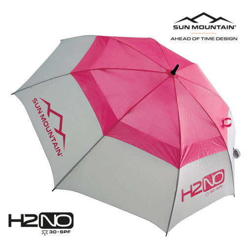 Sun Mountain H2NO Umbrella (30SPF) Hot Pink/Cadet