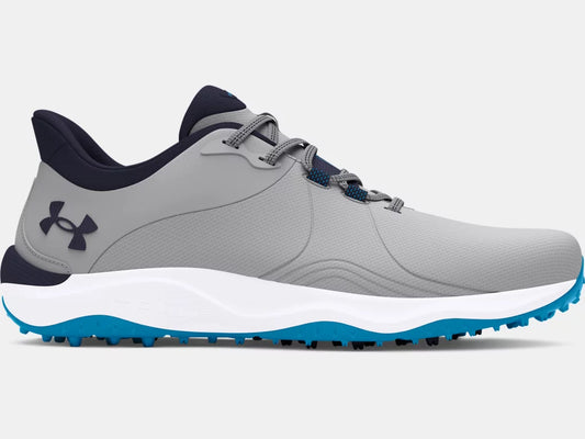 UA Drive Pro Spikeless Wide Golf Shoes - Grey
