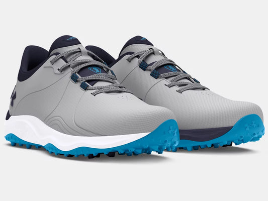 UA Drive Pro Spikeless Wide Golf Shoes - Grey