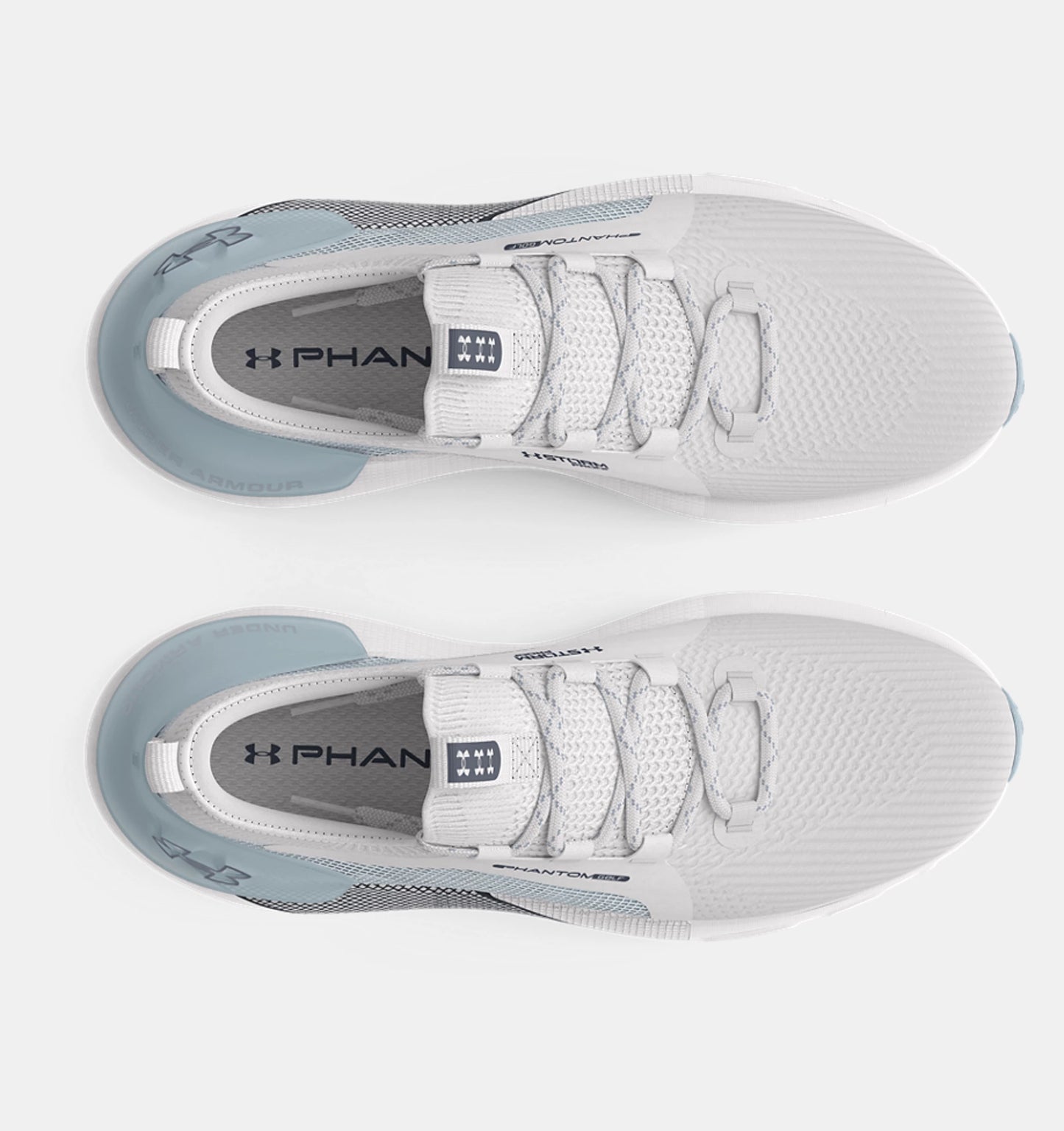 UA Phantom Golf Shoes-  Distant Gray / Harbor Blue