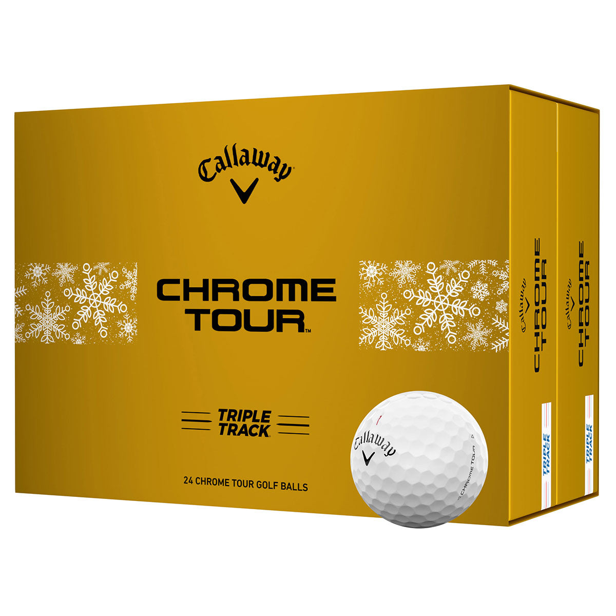 CALLAWAY CHROME TOUR WHITE 24 BALL - TRIPLE TRAC