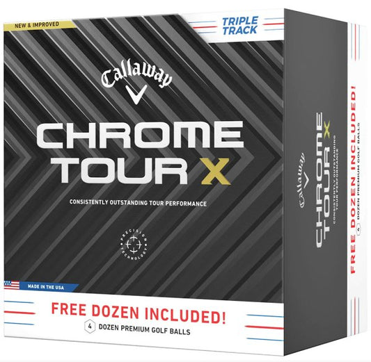 CAL CHROME TOUR X TT 4 DOZ for Price of 3