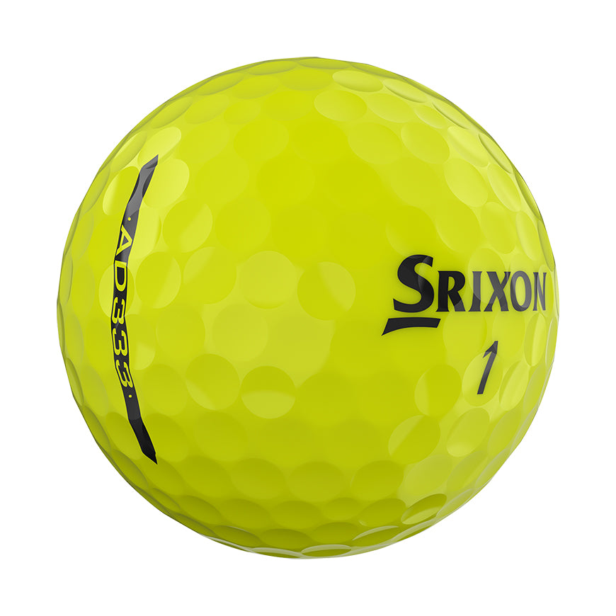 Srixon AD333 Golf Balls 2024 - Tour Yellow