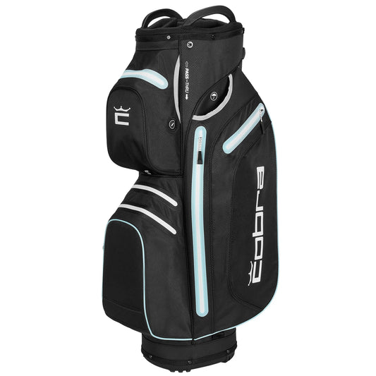 Cobra UltraDry Pro Cart Bag - Black/Cool Blue