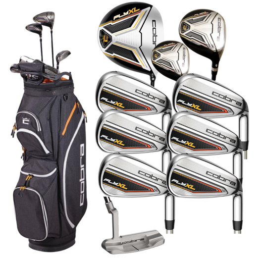 Cobra Left Handed Fly XL2 11 Piece Package Set - Stand Bag