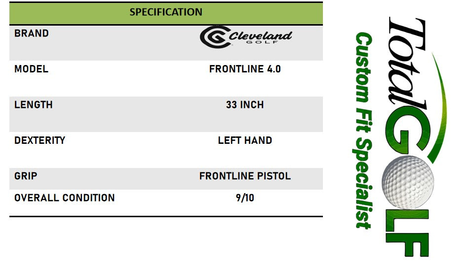 Cleveland Frontline 4.0 Putter 33 Inch Left Hand - Used