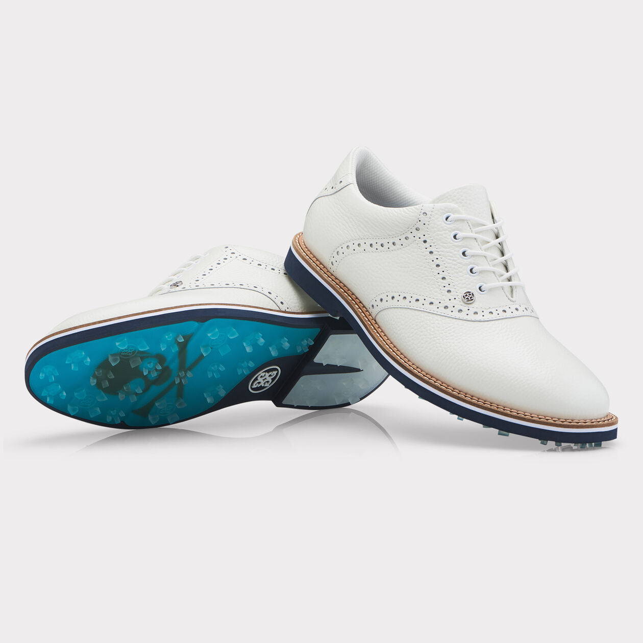 G/Fore Tonal Saddle Gallivanter Golf Shoe - Snow/Twilight