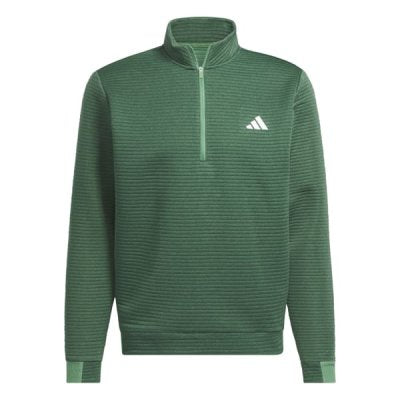 Adidas DWR Textured 1/4 Zip - Green