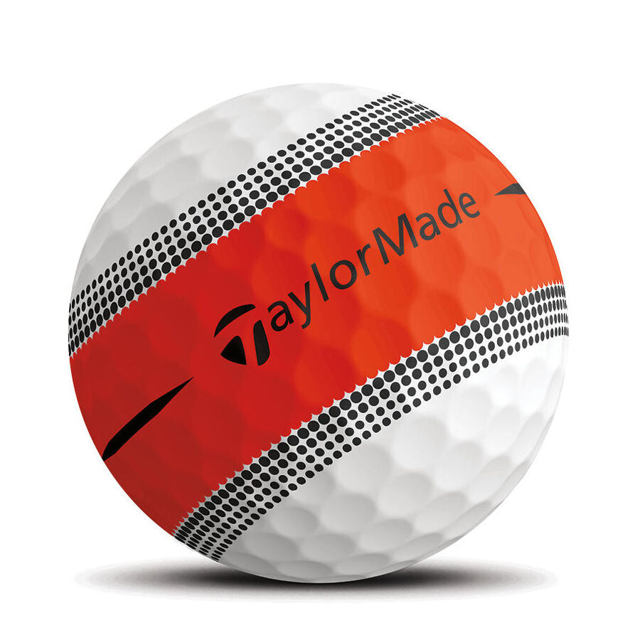 Taylormade Tour Response Stripe Golf Balls - Orange