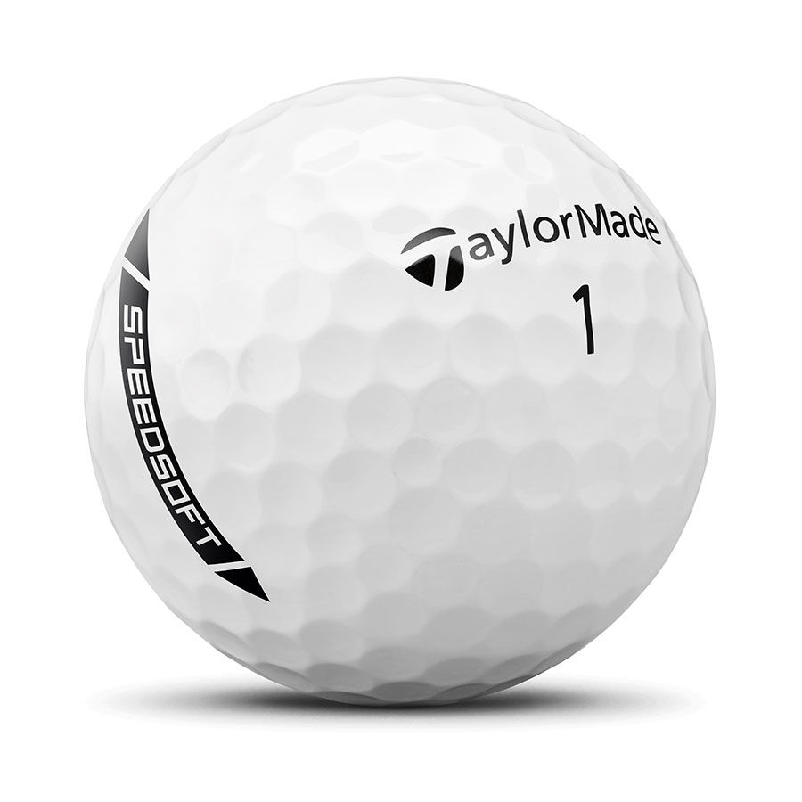 TaylorMade SpeedSoft Golf Ball - White