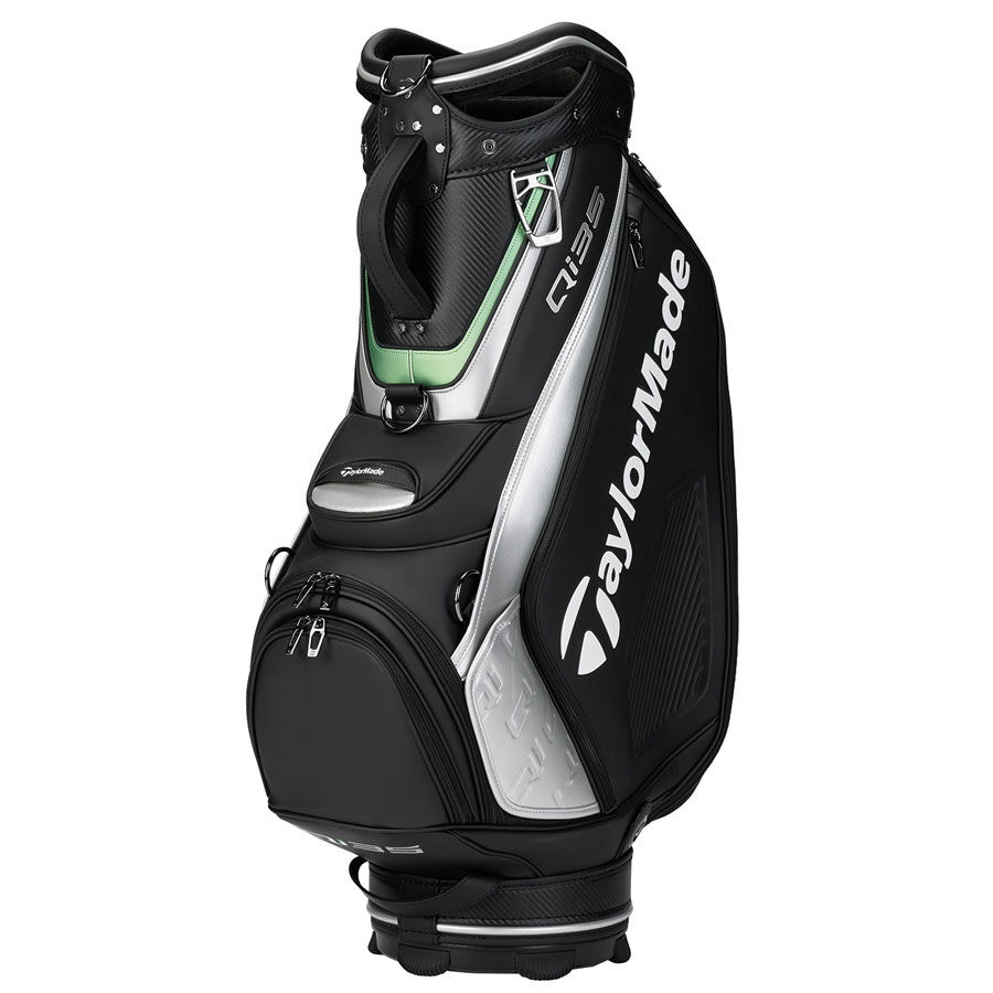 TaylorMade Qi35 Tour Staff Bag - Black/Silver/Green