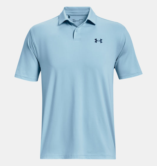 UA Tee To Green Polo -  Blizzard / Midnight Navy