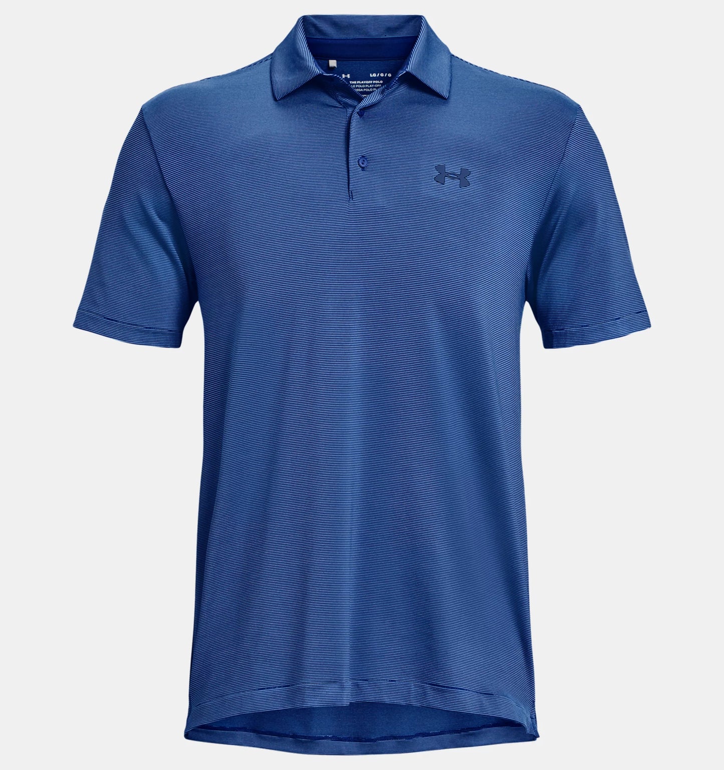 UA Playoff 3.0 Stripe Polo Blue Mirage / Glacier Blue