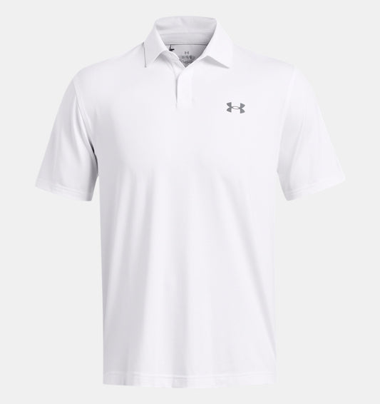 UA Tee To Green Polo - White