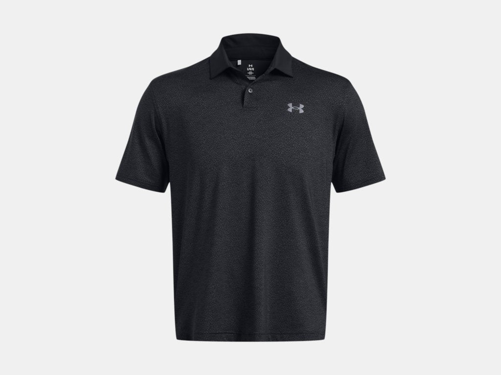 UA Tee To Green Printed Polo - Black