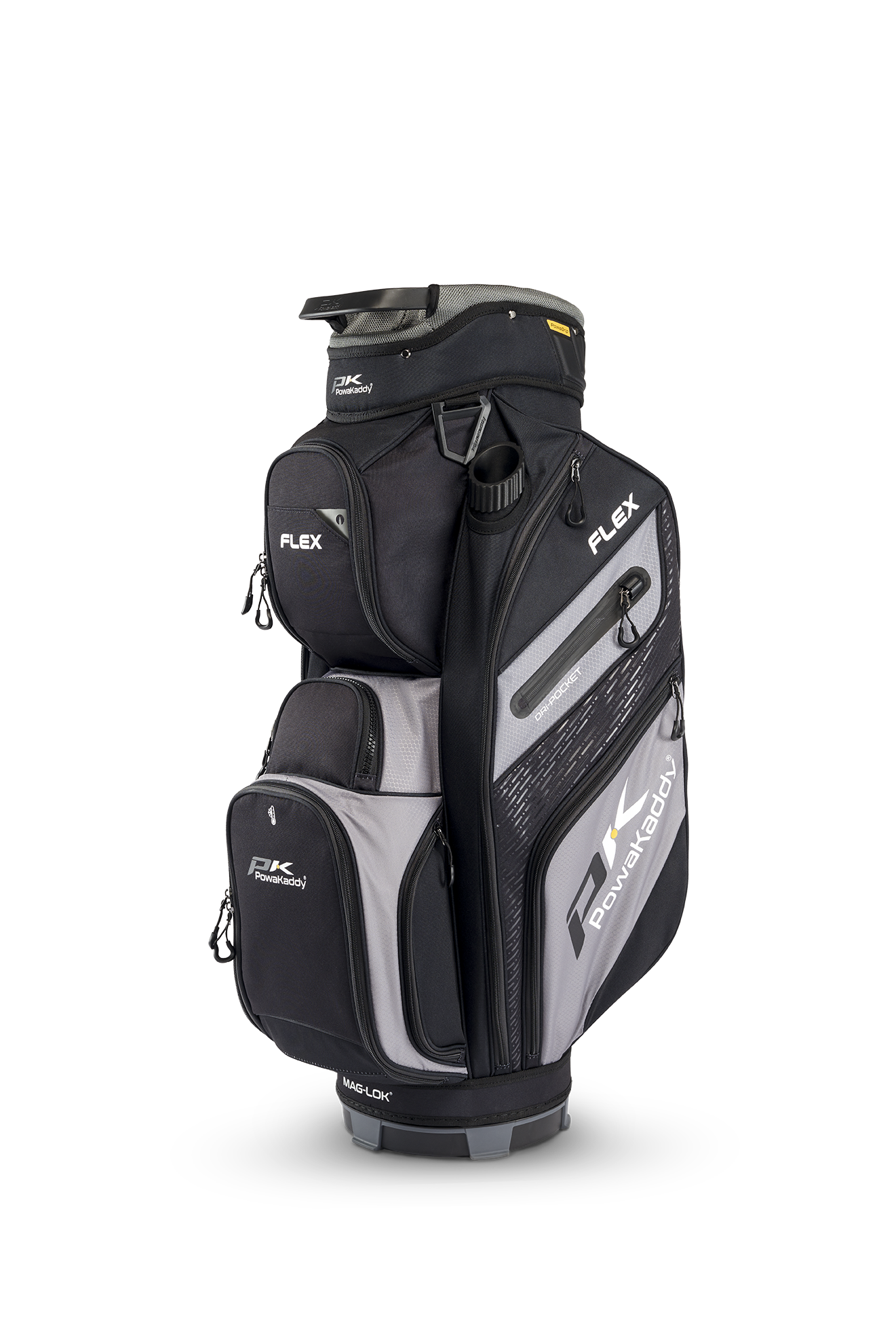 Powakaddy Flex Cart Bag - Grey with Black