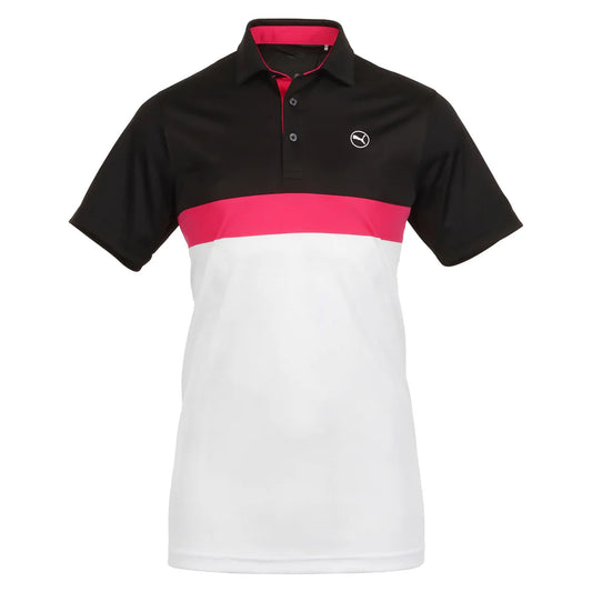 PUMA C.BLOCK POLO BLK/WHT