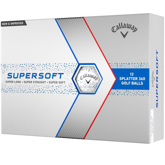 CALLAWAY SUPERSOFT BLUE SPLATTER 360