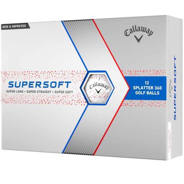 CALLAWAY SUPERSOFT SPLATTER 360 RED