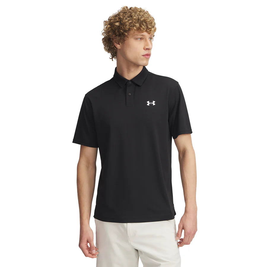 Under Armour Golf T2G Pique Shirt - Black