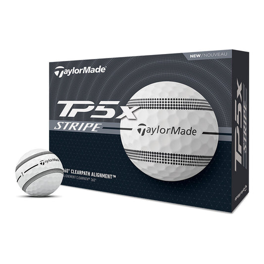 Taylormade TP5x Stripe Golf Balls 12pk