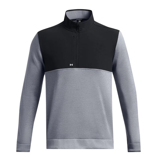 UA Drive Storm SF 1/2 Zip - Steel/Mod Gray/White