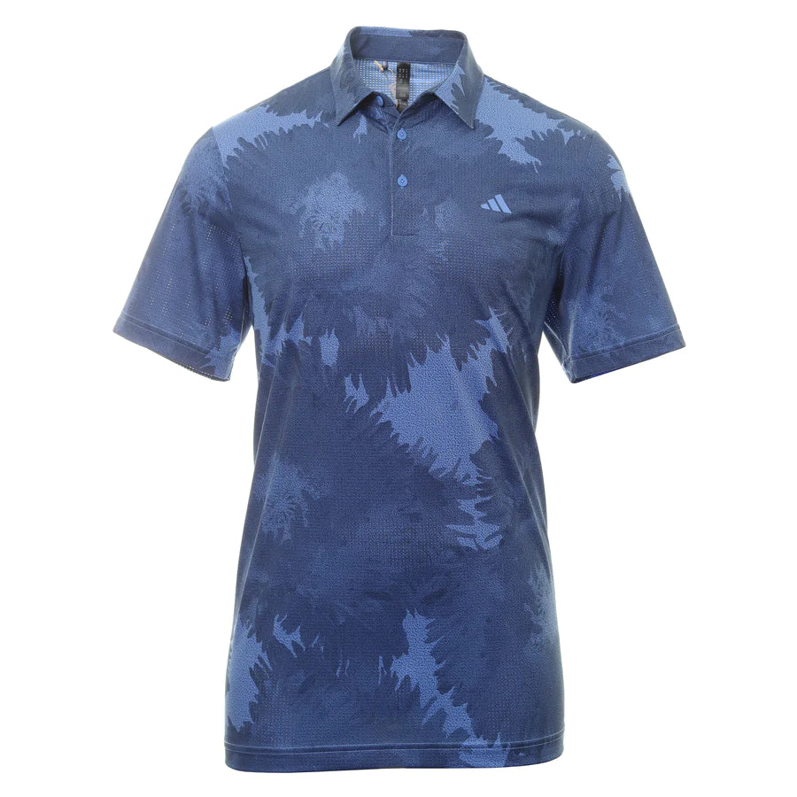 Adidas Flower Mesh Polo - Blue Fusion/Collegiate Navy