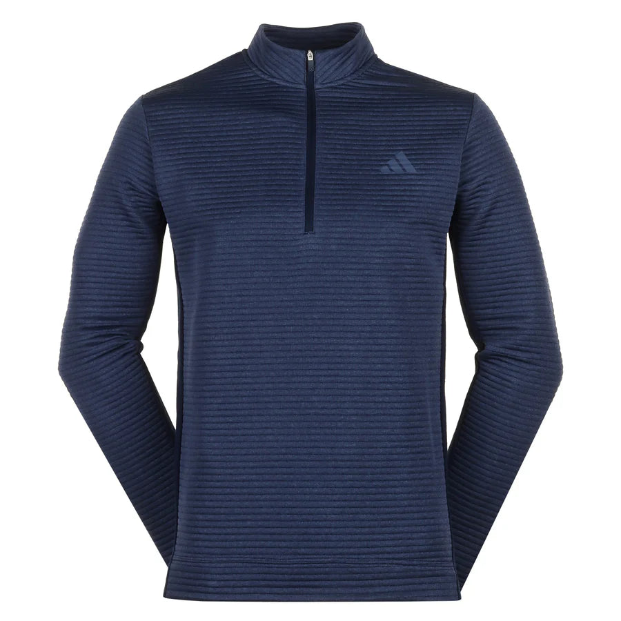 Adidas Golf Ultimate365 DWR Textured 1/4 Zip - Navy