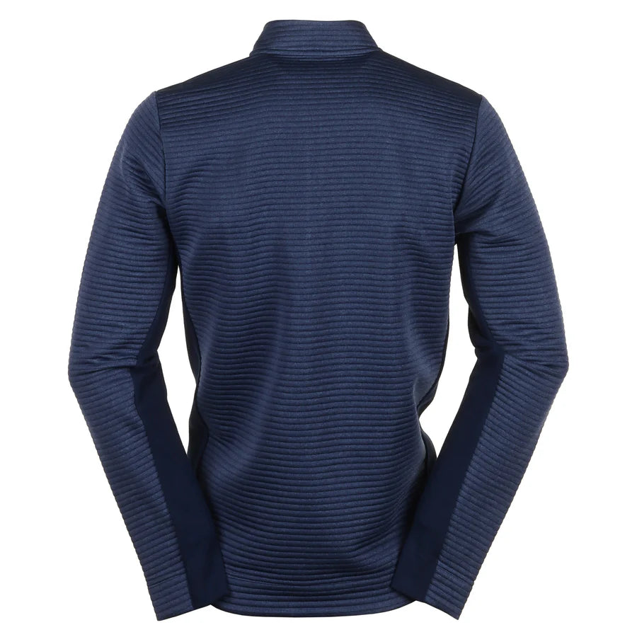 Adidas Golf Ultimate365 DWR Textured 1/4 Zip - Navy