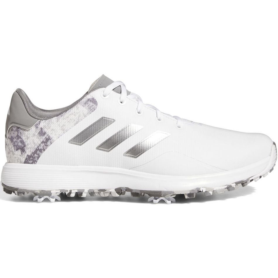 Adidas S2G 23 Golf Shoe - Cloud White / Matte Silver / Grey Three