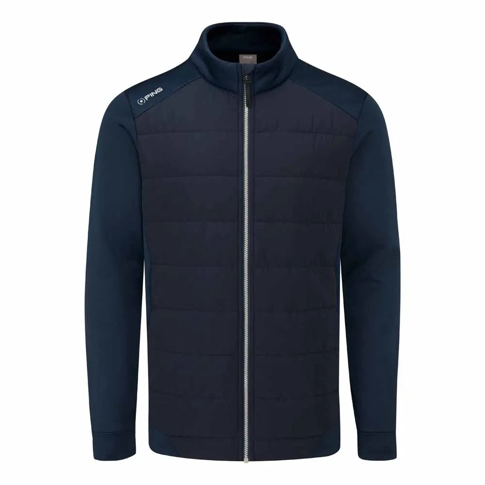 Ping Aiden Men's Hybrid Fleece Jacket - Navy