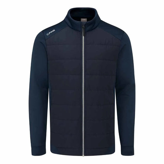 Ping Aiden Men's Hybrid Fleece Jacket - Navy