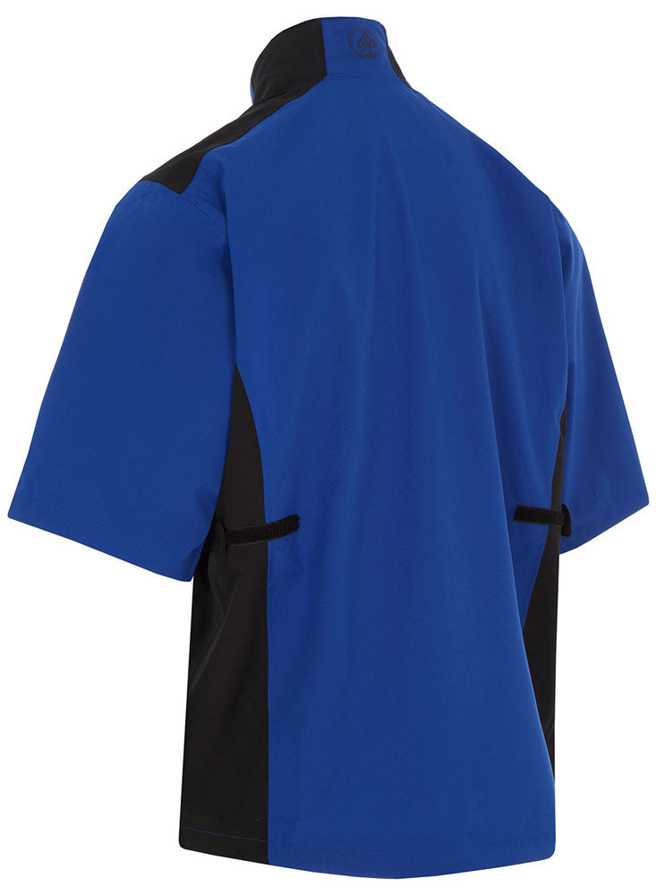ProQuip Mens Aqualite Half Sleeve Waterproof Jacket - Black/Blue