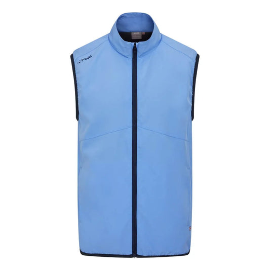 PING Ashbourne Men's Fleece Vest - Cornflower Blue