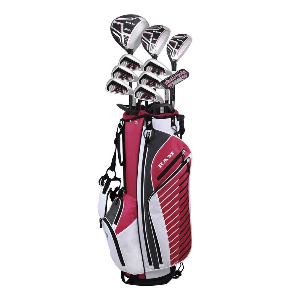 Ram Golf SDX Ladies Golf Clubs Set + Bag, Right Hand, ALL Graphite