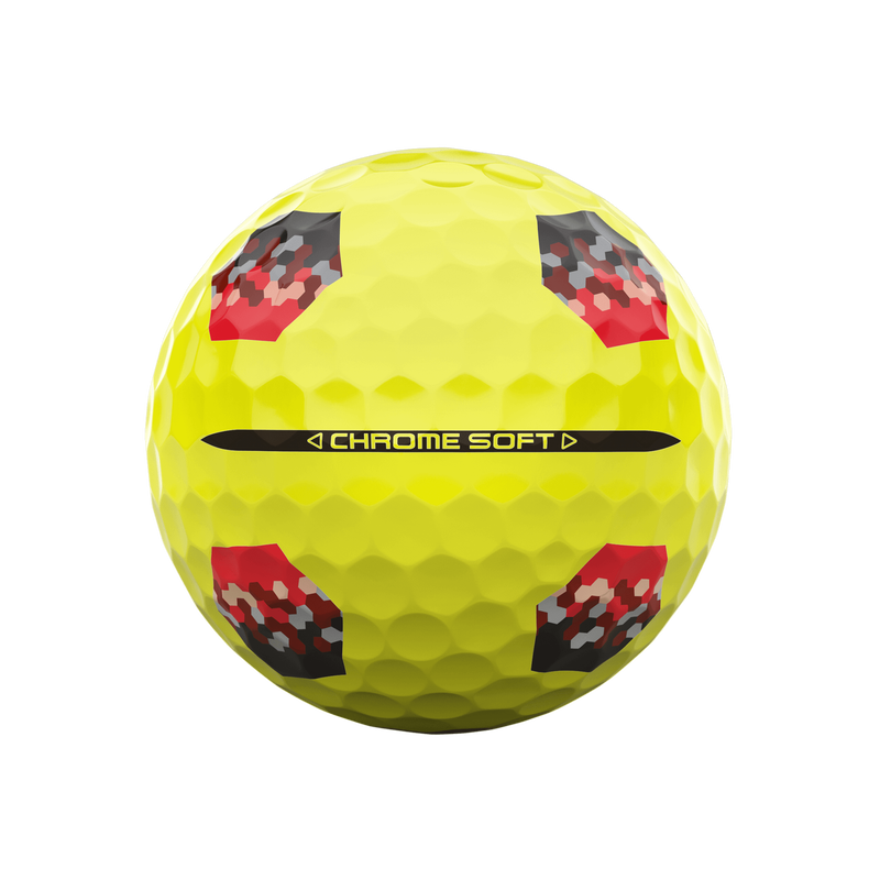 Callaway Chrome Soft TRUTRACK Golf Balls - Yellow