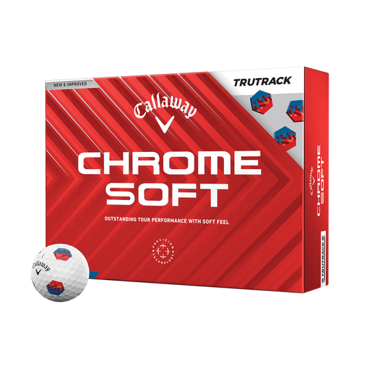 Callaway Chrome Soft TRUTRACK Golf Balls - White