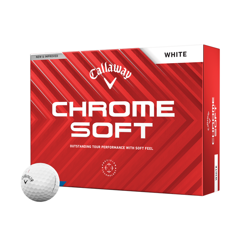 Callaway Chrome Soft Golf Balls - White